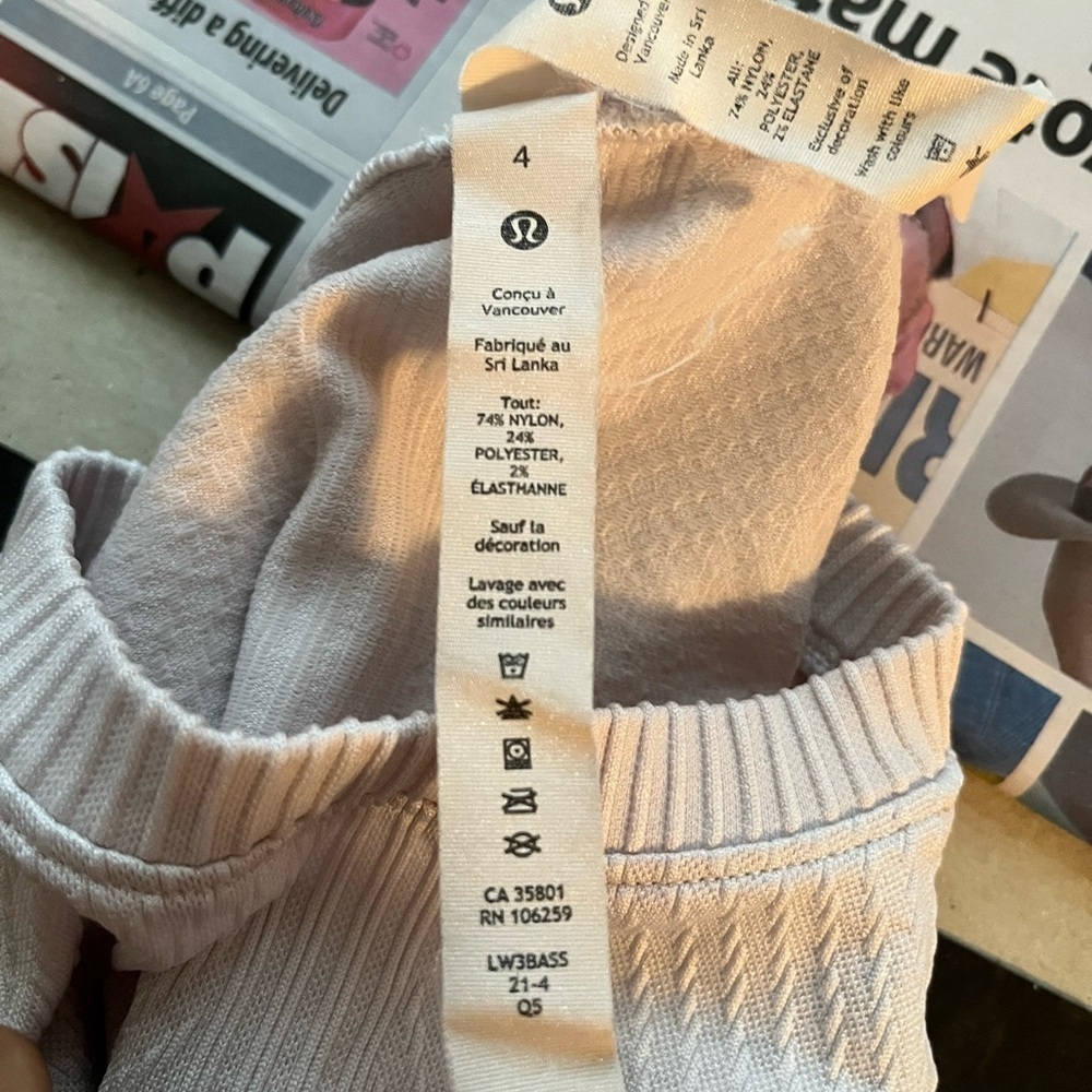 White Lululemon Pullover - Picture 4 of 9